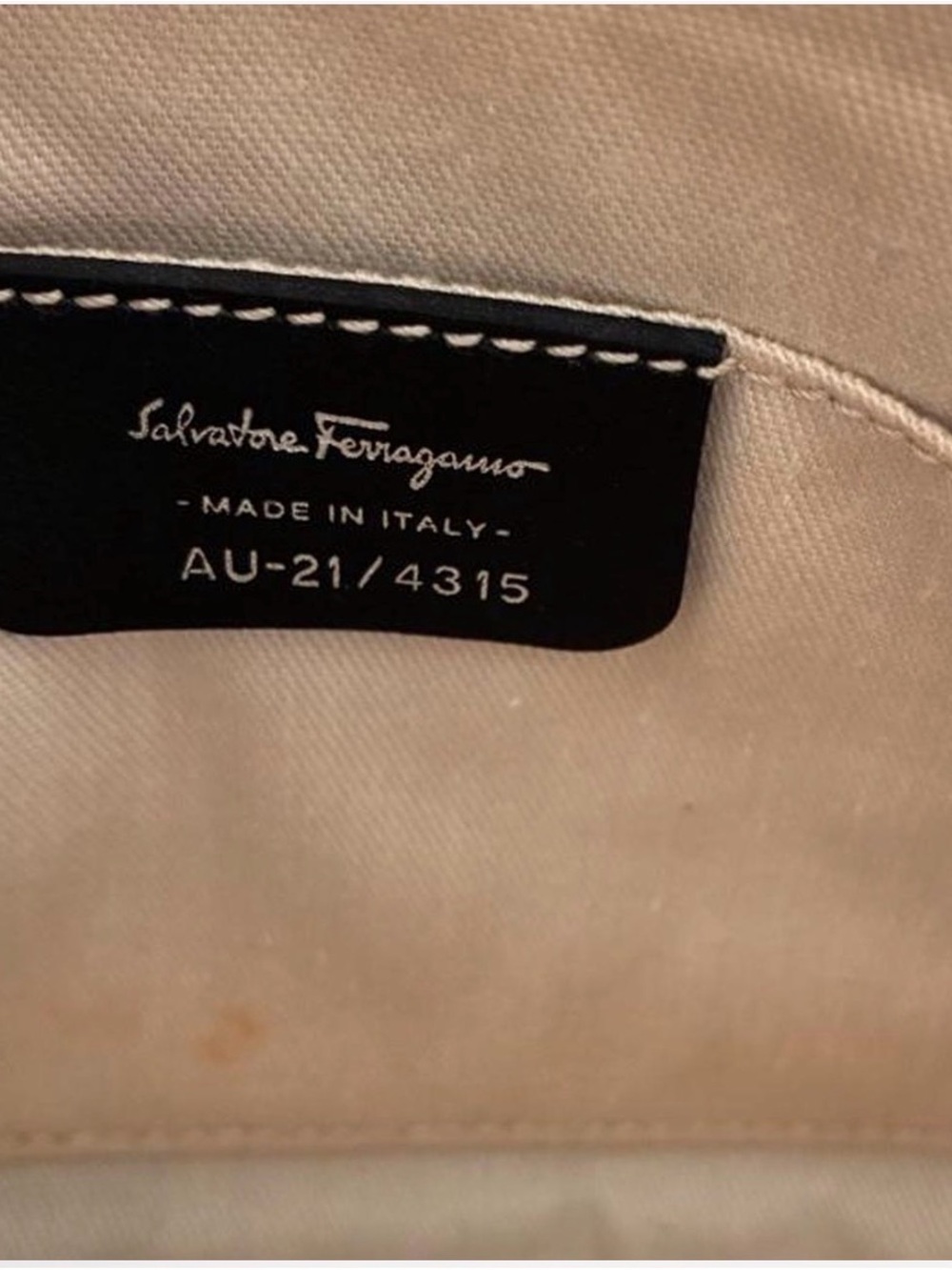 Salvatore Ferragamo Black Leather Adjustable Shoulder Bag - with COA - Picture 9 of 12